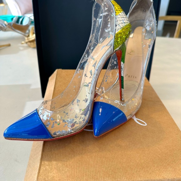 Christian Louboutin - Debout 120 Python Heel - Picture 1 of 13